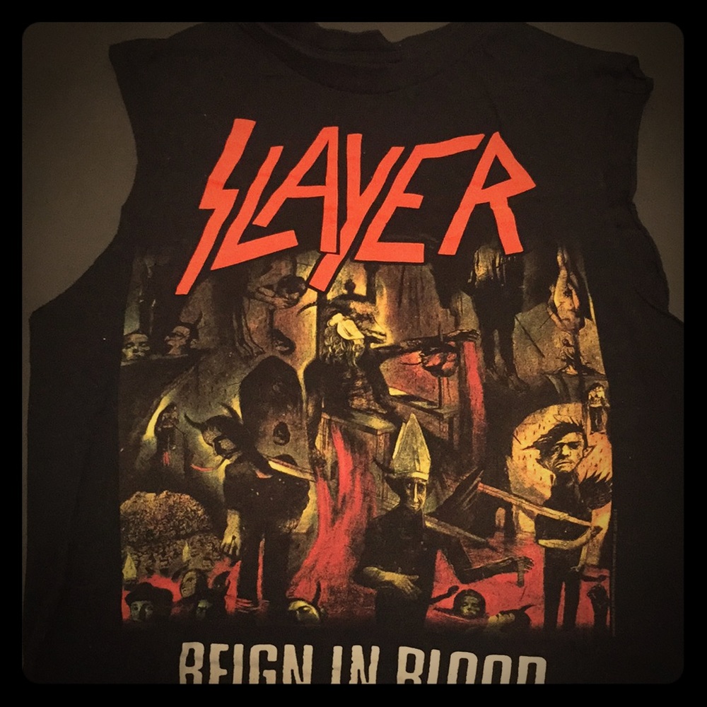 Slayer Cutoff Tee Shirt